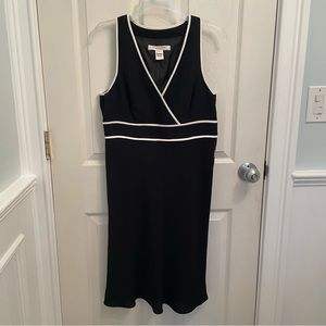 Evan Picone Black Sleeveless Dress Size 10